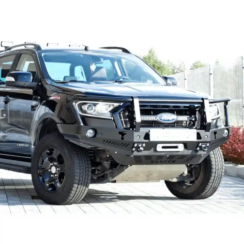 Popolare Paraurti Anteriore Con Supporto Verricello e Bullbar Ford Ranger T6 2016-2019