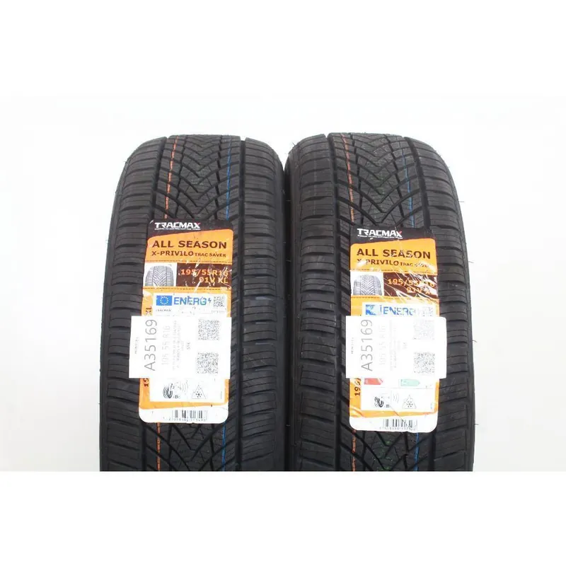 195 55 R16 91V XL M+S TRACMAX ALL SEASON X-PRIVILO TRAC SAVER Direttamente Dal Produttore