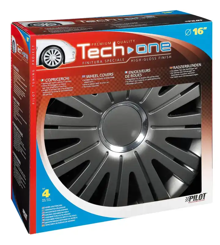 Copricerchi per auto active grafite - ø 16" pilot 31563 Affare