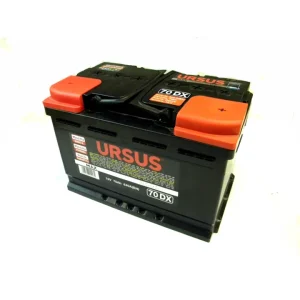 Batteria avviamento auto ursus max, 70 ah dx Professionale