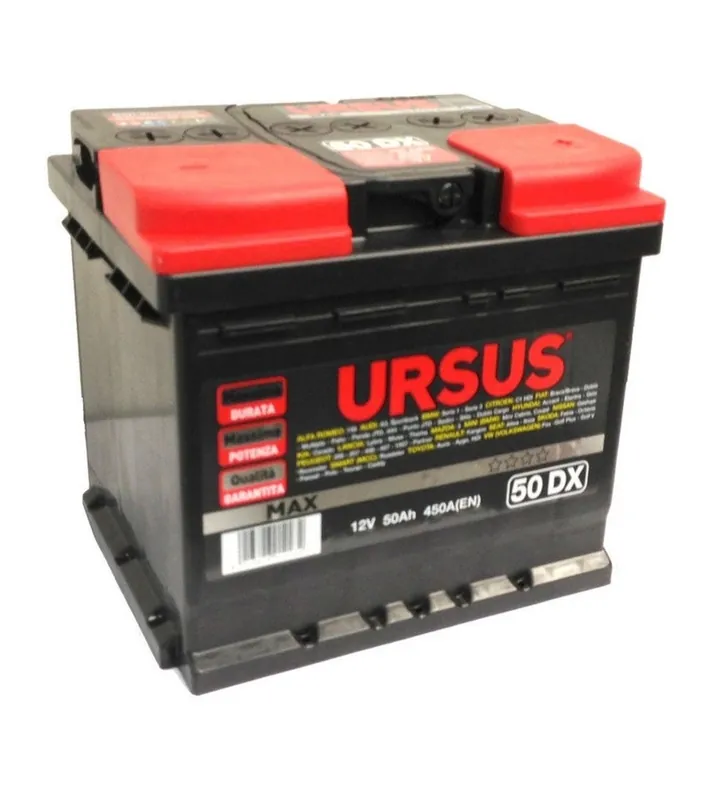 Scelto Dai Clienti Batteria avviamento auto ursus max, 50 ah dx