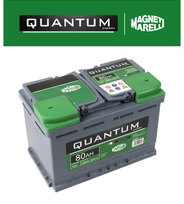 Prezzo Basso Batteria per auto "quantum" magneti marelli 80ah 680a