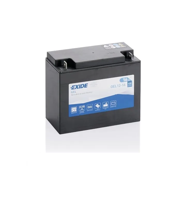 Prezzo Ridotto Batteria exide gel 12v 16ah (20h) dx - l75 x h165 x p180