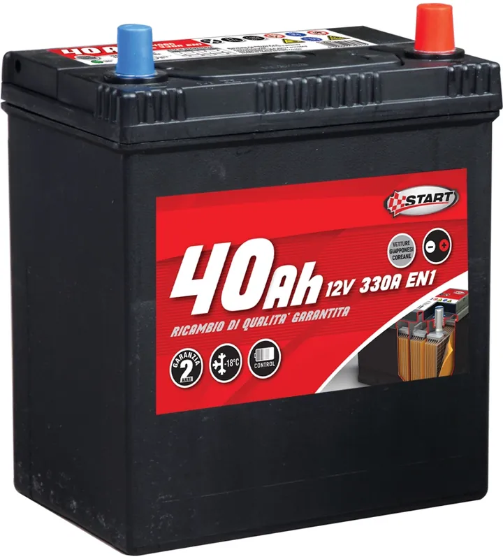 Quantità Limitata Batteria auto 40ah per vetture giapponesi-coreane polo destro j37