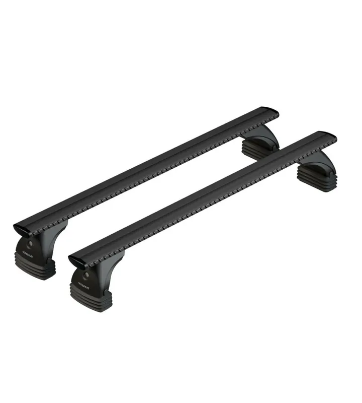 Set completo barre portatutto "evos 053 silenzio black m" in alluminio - nk053ebm Offerta Del Giorno
