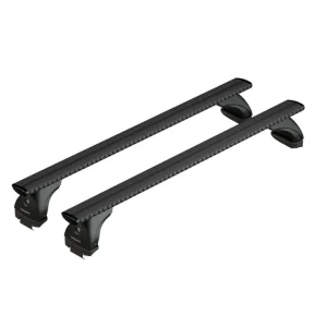 Spedito Oggi Set completo barre portatutto "evos 182 silenzio black m" in alluminio - nk182ebm