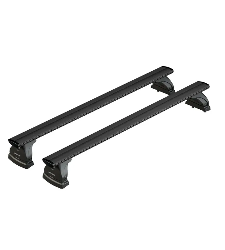Set completo barre portatutto "evos lp 153 silenzio black m" in alluminio - nk153lbm Non Perdere
