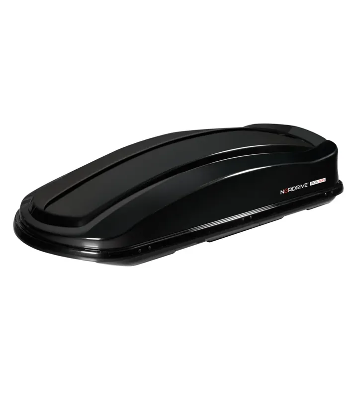 Sconto Box tetto per auto nordrive 630 litri in abs con doppia apertura nero lucido - n60029