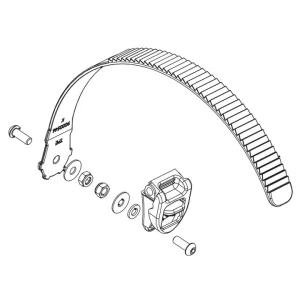 A Buon Prezzo Fascetta e fibbia di ricambio per portabici foldclick yck670
