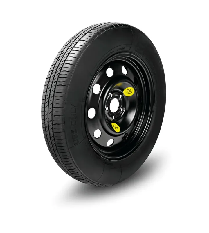 Popolare Kit ruotino di scorta lampa - 125/70 18 lega con cric e chiave svita bulloni - 76028