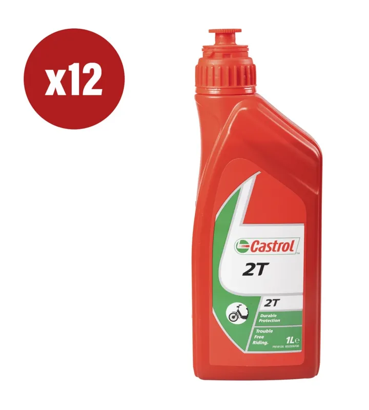 Popolare 12 pezzi olio motore moto/scooter 2t lubrificante minerale 1l oil
