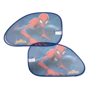 Coppia tendine auto laterali trapezio "spiderman" 65x38 cm Consegna Rapida
