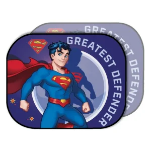 Coppia tendine auto laterali "superman" 44x35 cm Offerta Speciale