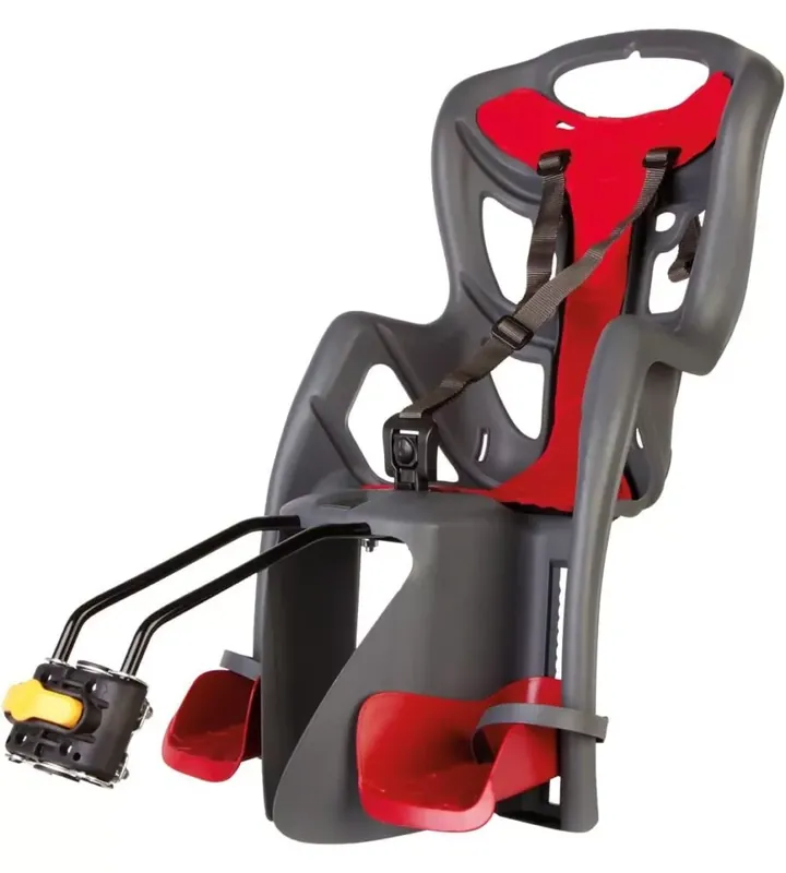 Seggiolino posteriore per bicicletta bellelli "pepe" dark grey, portata massima 22 kg Vendita Finale