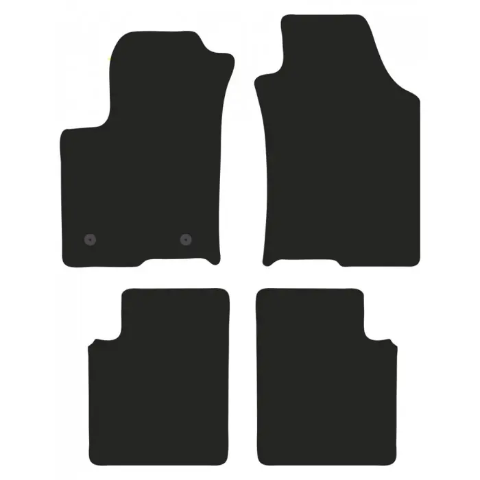 Spedito Oggi Set completo di tappeti in moquette su misura "LANCIA Ypsilon 11 "
