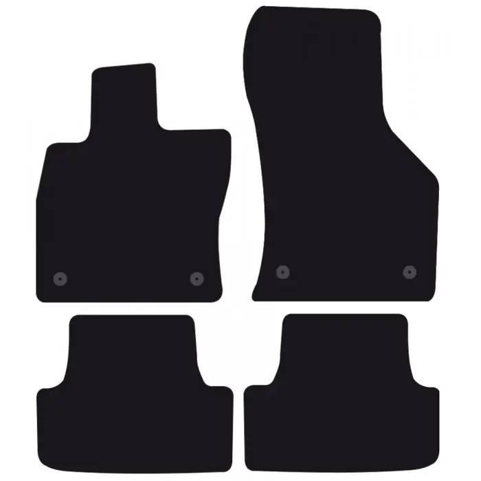 Prezzo Ridotto Set completo di tappeti in moquette su misura VOLKSWAGEN Golf VIII