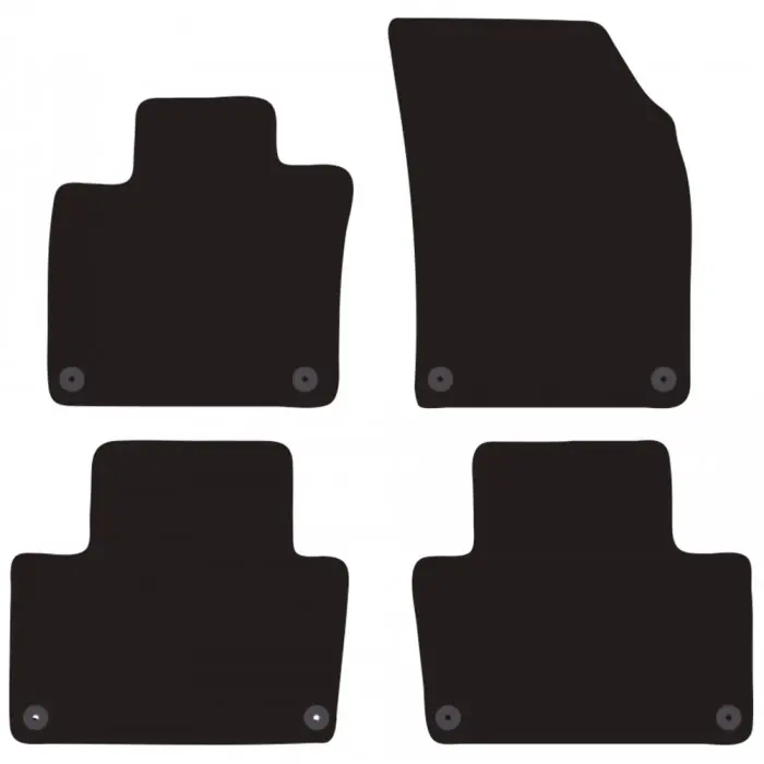 Set completo di tappeti in moquette su misura "VOLVO XC90 14" Scelto Dai Clienti