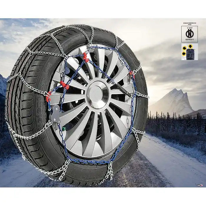 Catena auto da neve ultrasottili SLIMGRIP 7 mm gr 08 Popolare