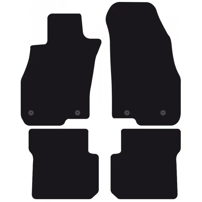 Ultimissimo Modello Set completo di tappeti in moquette su misura Alfa Romeo 08→13 Mito