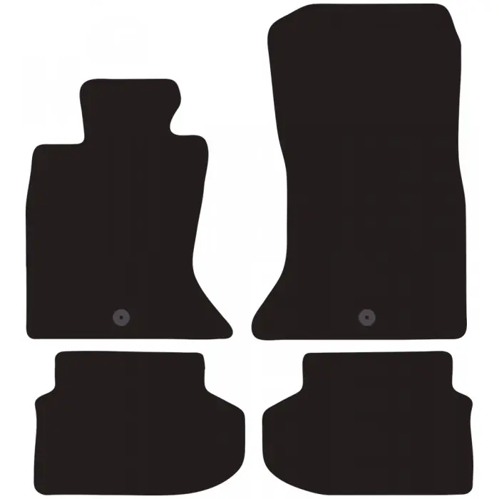 Set completo di tappeti in moquette su misura "BMW Serie 5 F10 4P - F11 SW 12" Di Tendenza