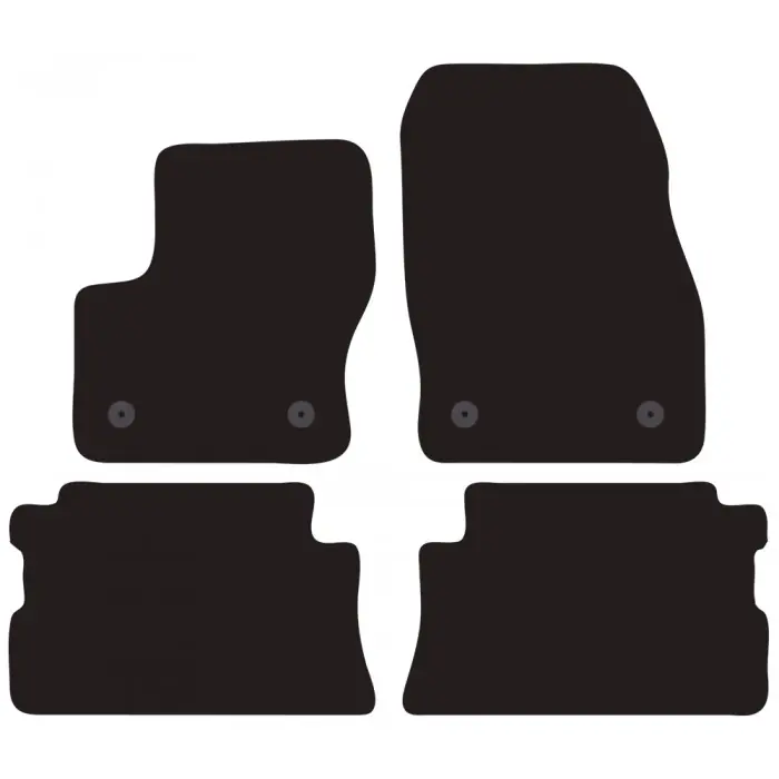 Set completo di tappeti in moquette su misura "FORD kUGA 12" Economico