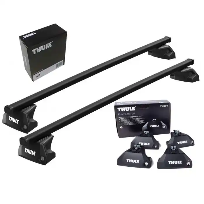 Miglior Prezzo Portatutto Thule completo di SquareBar e Kit per Mercedes GLA Suv 14→19 con profili integrati