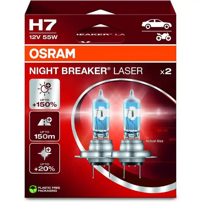 Ultima Occasione Lampada alogena Osram Night Breaker Laser H7