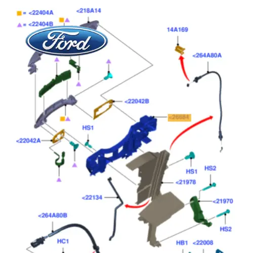 Ultima Occasione 1932916 FORD - SERRATURA INTERNA ANTERIORE SINISTRO FOCUS