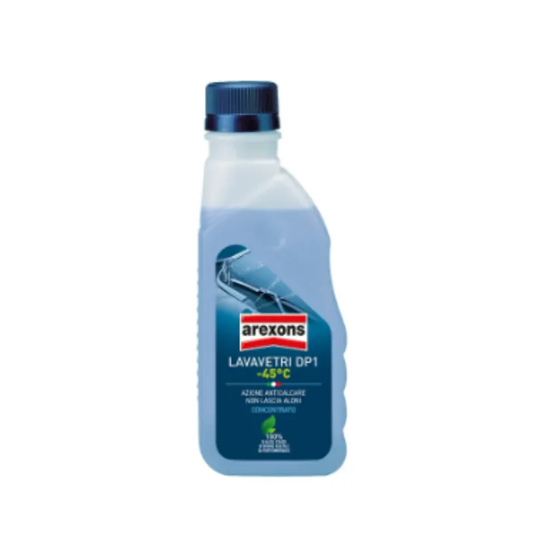 Esclusivo 8401 AREXONS - LAVAVETRI DP1 -45°C CONCENTRATO 250ML: DETERGENTE E ANTICONGELANTE PER VETRI AUTO