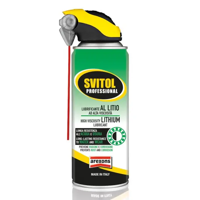 Miglior Prezzo 4121 AREXONS - SVITOL PROFESSIONAL LUBRIFICANTE AL LITIO AD ALTA VISCOSITÀ 400 ML - PROTEZIONE OTTIMALE CONTRO USURA E CORROSIONE
