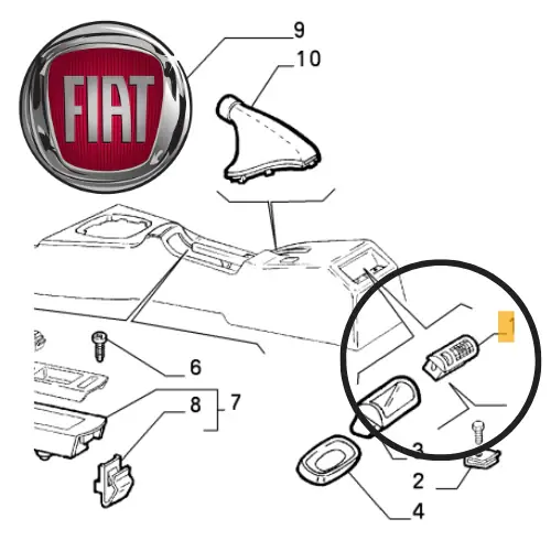 ? 150655080 FIAT - DIFFUSORE ALFA ROMEO 145 146 ORIGINALE Di Tendenza