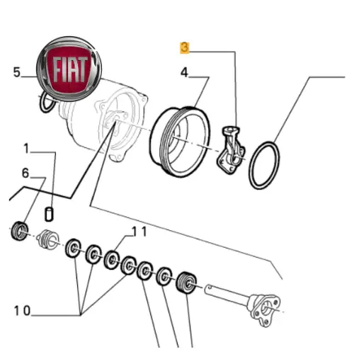 60513052 FIAT - SPAZZOLA DISTRIBUTORE ACCENSIONE ALFA ROMEO BMW 12111284446 Prezzo Ridotto