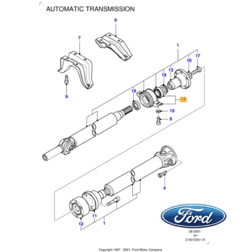 Offerta Speciale 6649122 FORD - SUPPORTO ALBERO TRASMISSIONE FORD TRANSIT