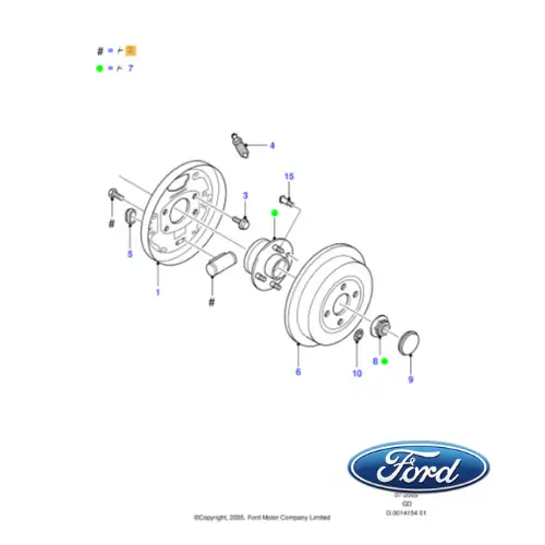 1113641 FORD - CILINDRETTO FRENO POSTERIORE MONDEO 2 PEZZI Quantità Limitata