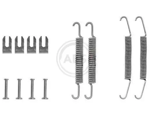 Novità ABS 0610Q - KIT ACCESSORI GANSCE FIAT 755061 7550610