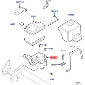 FORD 1112680 - TRAY-BATTERY Offerta Del Giorno