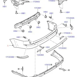 Popolare FORD 1356469 - PARAURTI POSTERIORE FOCUS 04-08 C MAX 03-07