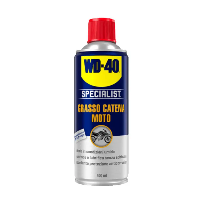 Miglior Prezzo WD40 39788/46 - SPECIALIST LIQUIDO GRASSO PER CATENE MOTO DA 400 ML