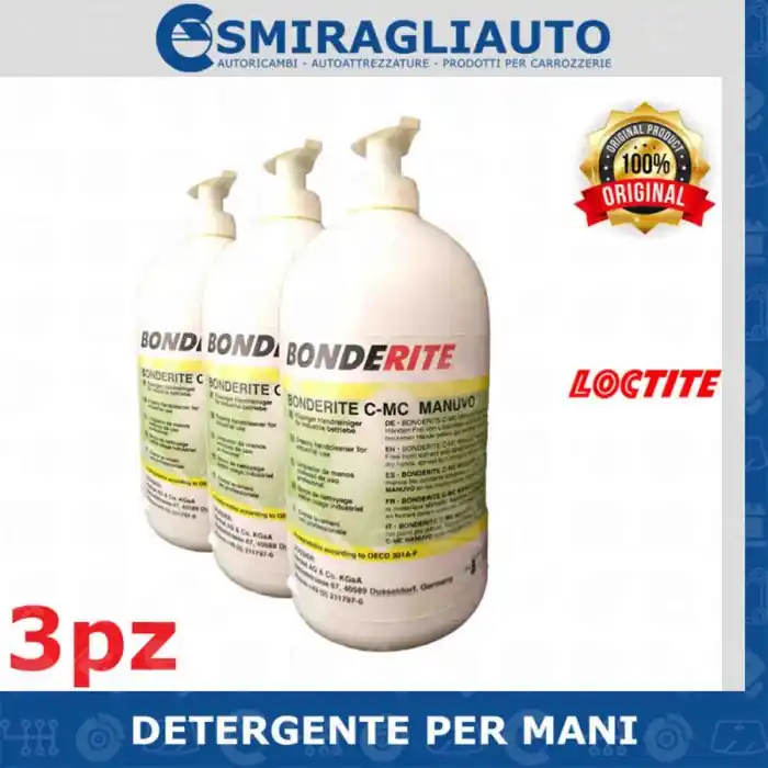 Liquido Lavamani Loctite Manuvo Detergente Pulizia Mani Biodegradabile Mano 3 Pz Sconto