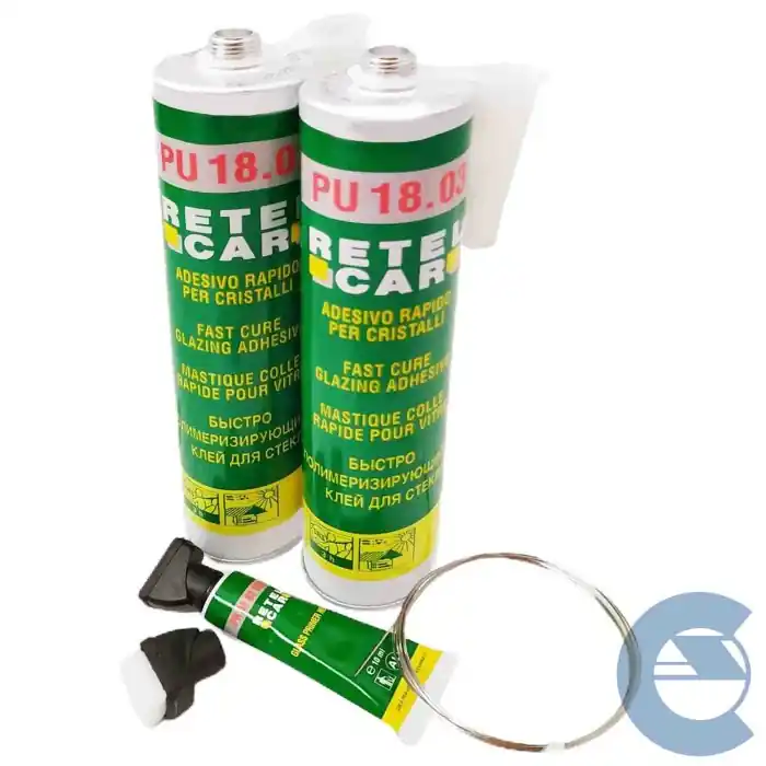 Retel Car Twin Kit Per Cristalli Auto X2 Adesivi 18.03 E Primer 50.82 Promozione Esclusiva