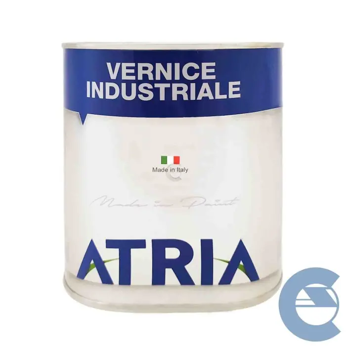 Atria Vernice Industriale Nero Lucido 2003 750gr Smalto Made In Italy Promozione Esclusiva