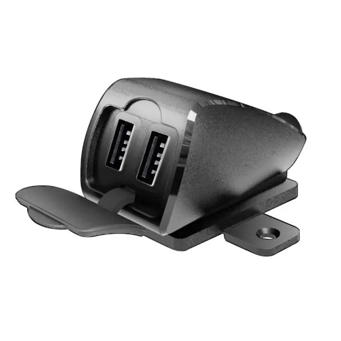 Must-Have Usb Fix Trek 2 Doppio Caricatore Usb Resistente All'acqua Fissaggio Con Viti O Biadesivo Ultra Fast Charge 5400 Ma 12/24v