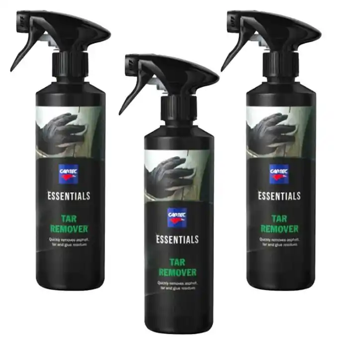 Cartec Essentials Tar Remover - Detergente Rimuovi Catrame Colla Resina Per Carrozzeria Auto 500 Ml Kit Promozione 3 Pezzi Esclusivo