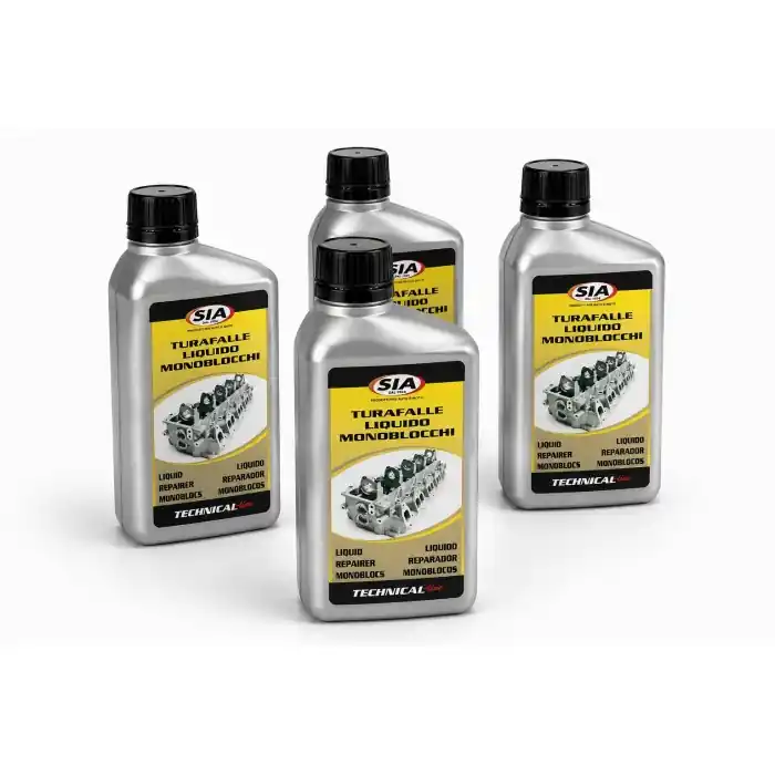 Soddisfatti O Rimborsati SIA 4002 TURAFALLE LIQUIDO METALLIZZATO PER MONOBLOCCHI CILINDRI E TESTATE. FORMATO FALCONE 200 ML X4