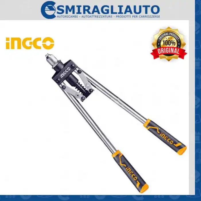 Ingco Rivettatrice Manuale Da 17" Hr171 Per Rivetti Da 3.2 - 4 E 4.8mm Offerta
