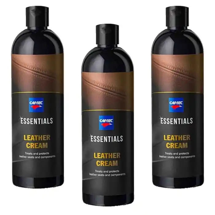 Cartec Nutriente E Protettivo Per Interni In Pelle Auto Ravvivante Essentials Leather Cream - 3 Pezzi X 500ml Prezzo Basso