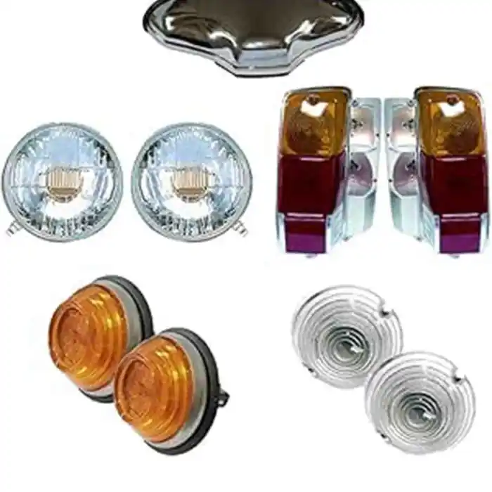 Kit Completo Per Restauro Illuminazione Per Fiat 500 F-l-r Dal 1965 Al 1977. Occasione Imperdibile