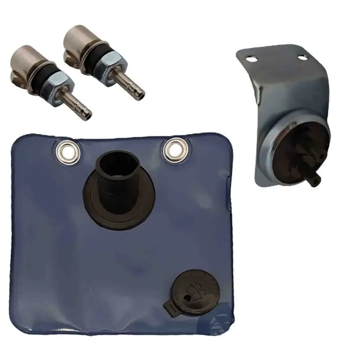 Spedizione Espresso Famac Kit Completo Per Sistema Lavavetro Per Fiat 500 F L R Dal 1957 Al 1977