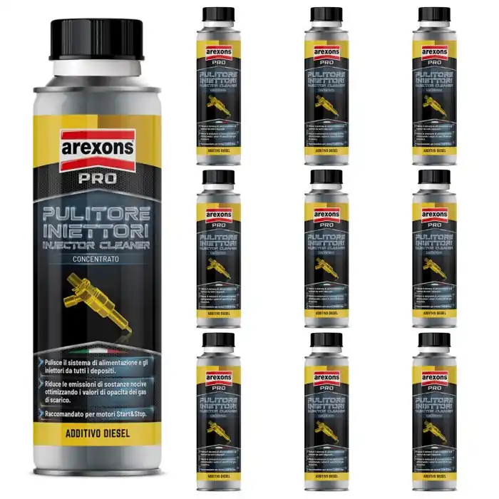 Saldi Arexons 9844 Pulitore Iniettori Per Motori Diesel 10 Pezzi X 325 Ml