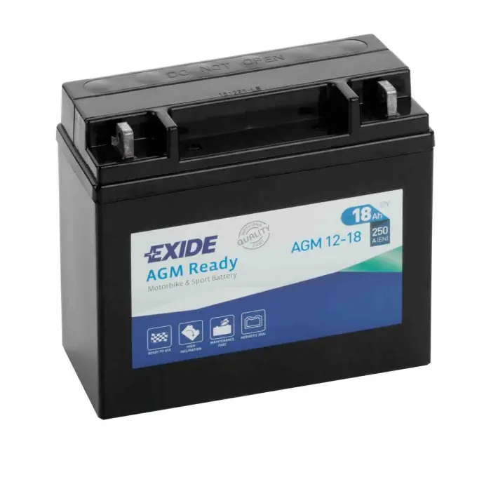 Batteria 12v Exide Bike Agm Ready 18 Ah 250 A M2 Cyclone Exide Bike Batterie Per Moto Batterie A Buon Prezzo